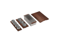 Kohler® 34542-WAL-NA 4-Piece Workstation Sink Accessory Set, For Use With Synthos Kitchen Sinks, Walnut Wood/Stainless Steel/Lead-Free Crystal Glass