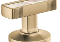Brizo® HI5306-GLPL Kintsu™ Handle Kit With Mother of Pearl Inlay, For Use With Widespread Lavatory, Luxe Gold, Import