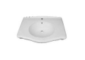 Barclay B/3-3001WH Anders Lavatory Basin Only, Rectangle Shape, 34-3/8 in W x 22-3/8 in D, Wall Mount, Vitreous China, White, Import