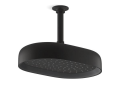 Kohler® 26293-BL Statement™ 1-Function Contemporary Rain Showerhead With Katalyst® Air Induction Technology, 2.5 gpm Max Flow, 1 Spray, 10 in W Head
