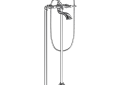 Moen® S22110 Weymouth™ Wall Mount Tub Filler Faucet, 2 gpm Flow Rate, 8 in Center, Polished Chrome, 2 Handles, Import