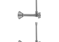 Jaclo® 629-62-AUB 629-62 Quarter Turn Angle Pattern Toilet Supply Kit, 6 Pieces