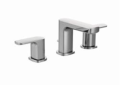 Moen® T6920 Rizon™ Widespread Bathroom Faucet, 1.5 gpm Flow Rate, 3-1/2 in H Spout, 8 to 16 in Center, Polished Chrome, 2 Handles, Pop-Up Drain, Import