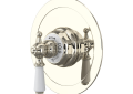 ROHL U.5565L-PNTO Edwardian Era Round Thermostatic Trim Plate without Volume Control - Polished Chrome