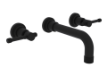 Rohl® A3307ILMBTO-2 Campo Transitional Bathroom Faucet, 1.2 gpm Flow Rate, Matte Black, Traditional Function