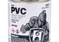 Oatey 60215 Hercules Heavy Body Gray PVC Cement - 16 ounces