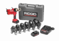 RIDGID® 43348 Battery Press Tool Kit, Li-Ion Battery