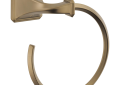 Brizo® 694630-GL Virage® Towel Ring, 6-5/8 in Ring, 3-21/64 in OAD x 7-5/8 in OAH, Luxe Gold, Import