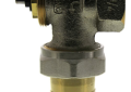 Honeywell V2040E-SL20 Bronze 3/4 inch Female x 3/4 inch Male Steam Radiator Vertical Angle Valve less Actuator