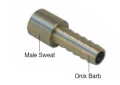 Watts 687001-10 81000671 3/4 inch Barbed Onix x 3/4 inch Street Sweat Adapter - Sold Separately