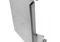 Southwark 35-48 4" Offset x 8" Duct 26 Gauge Warm Air Trunk Reducer