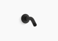 Kohler K-7395-BL Shower Arm and Flange, 5-3/8" Long - Matte Black
