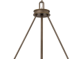Hinkley® 3384LZ Collier Industrial Medium Pendant, (4) Lamps LED Lamp, 120 V, Light Oiled Bronze Housing