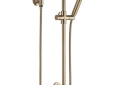 Brizo® 88775-GL Hand Shower With Slide Bar, Jason Wu for Brizo® Odin™, 1.75 gpm, 60 to 82 in L Hose, 1/2-14 NPSM Connection, Luxe Gold, Import