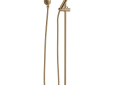 Brizo® 85521-GL Brizo® European 3-Function Hand Shower With 35 in Slide Bar, 2 gpm Flow Rate, 60 to 82 in L Hose, 1/2-14 Male NPSM Connection, Luxe Gold, Import