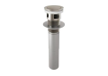 Brizo® RP81628NK Pushbutton Activated Pop-Up Drain Assembly, Luxe Nickel, Brass Drain