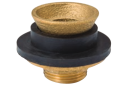 BK Products 150-206 1-1/2 inch x 1-1/2 inch Brass Closet Spud