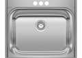 Blanco 441400 Essential™ Laundry Sink, Rectangle Shape, 25 in W x 22 in D, Drop-In Mount, 304 Stainless Steel, Satin