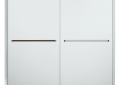 Sterling 5425-59S-G03 59-5/8 inch x 55-1/2 inch Finesse Frameless Sliding Shower Door - Silver with Frosted Glass Pattern