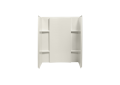 Sterling 72284100-96 48 inch x 36 inch x 55-1/8 inch Accord Series Shower Wall Complete Set - Biscuit