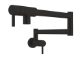 Rohl QL66L-MB-2 Modern Pot Filler - Matte Black