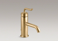 Kohler 14402-4-BGD Single-Control Lavatory Faucet, Smile Design Handle
