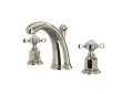 ROHL U.3761X-PN-2 Edwardian High Neck Widespread Bathroom Faucet - Polished Nickel