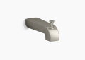 Kohler K-97089-BN Pitch(R) Wall-Mount Diverter Bath Spout - Vibrant Brushed Nickel