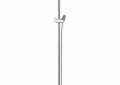 Hansgrohe 28631000 Unica S Wall Bar, 36 in L Bar, 39-5/8 in OAL, Brass, Polished Chrome, Import