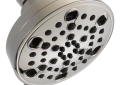 DELTA® 52638-PN20-PK Contemporary Universal Shower Head, 2 gpm Min, 5 Sprays, Wall Mount, 3-1/4 x 4-3/16 in Head, Import