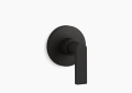 Kohler K-T73140-4-BL Composed(R) MasterShower(R) Transfer Valve Trim with Lever Handle - Matte Black