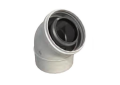 Duravent 4PPC-E45 4 inch Polypropylene Gas 45 Degree Concentric Vent Elbow