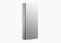 Kohler K-2913-PG-SAA 15 inch x 36 inch Catalan Aluminum Single-Door Medicine Cabinet - Satin Anodized Aluminum
