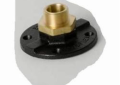 1/2 inch Wardflex Galvanized Malleable Iron Floor Flange Termination Assembly