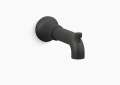 Kohler K-27422-BL Tone(TM) Wall-Mount Bath Spout with Diverter - Matte Black