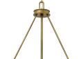 Hinkley® 3384HB Collier Industrial Medium Pendant, (4) Lamps LED Lamp, 120 V, Heritage Brass Housing