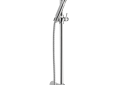 DELTA® 57085 Compel® Premium Hand Shower, 1-Function Shower Head, 2 gpm Flow Rate, 60 to 82 in L Hose, 1/2-14 Male NPSM Connection, Polished Chrome, Import