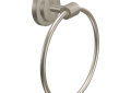 Moen® DN0786BN Towel Ring, Iso™, 6 in Ring, 2.42 in OAD x 7.22 in OAH, Aluminum, Brushed Nickel, Import