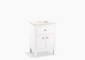 Kohler K-33530-ASB-0 Beauxline(TM) 24" Bathroom Vanity Set - White