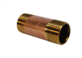 Jones Stephens™ N28003 Pipe Nipple, 1-1/2 in x 2-1/2 in L, Brass