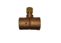 1/2 Inch Copper Coupling with Drain