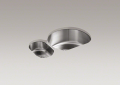 Kohler 3099-L-NA High/Low Undercounter Kitchen Sink