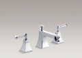 Kohler 454-4S-CP Memoirs (R) Widespread Bathroom Sink Faucet with Lever Handles