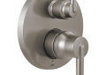 DELTA® T24859-SS Monitor® 14 3-Setting Contemporary Valve Trim, Stainless Steel
