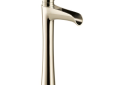 Brizo® 65461LF-PN Rook™ Vessel Lavatory Faucet, Commercial, 5-7/16 in Spout, 10-1/4 in H Spout, Polished Nickel, 1 Handles, Import