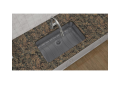 Elkay® ELUH2816PD Lustertone™ Classic Kitchen Sink, Rectangle Shape, 28 in L x 16 in W Bowl x 7-1/2 in D Bowl, 30-1/2 in L x 18-1/2 in W x 7-1/2 in H, Undermount Mounting, 18 ga 304 Stainless Steel