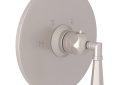 Rohl® A4923LMSTN Transitional Round Thermostatic Shower, Satin Nickel