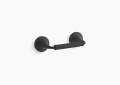 Kohler K-27429-BL Tone(TM) Pivoting Toilet Paper Holder - Matte Black
