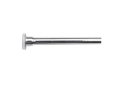 Brasstech 435-26 3/8" x 12" Rigid Supply Tube, Flat Head - Polished Chrome