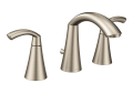 Moen T6173BN Glyde Brushed Nickel Two-Handle High Arc Bathroom Faucet - Brushed Nickel